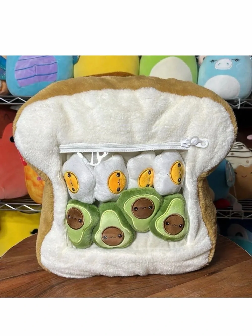 Russ 🍞🥚🥑 Breakfast Toast Tic Tac Toe Plush Playset